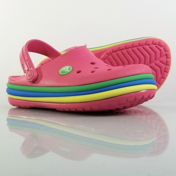 white chunky flip flops